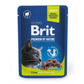 Kaps. Brit premium cat Lamb for Sterilized 100 g