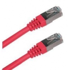 XtendLan patch kabel Cat6A, S-FTP - 0,30m, červený