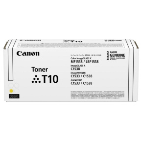 CANON TONER T10 YELLOW pro i-SENSYS X C1533i, C1533iF, C1538i, C1538Fi (10 000 str.) CANON TONER T10 YELLOW pro i-SENSYS X C1533i, C1533iF, C1538i, C1538Fi (10 000 str.)
