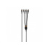 WG - Datový kabel 3v1 Type-C na Type-C na Lightning na Micro USB, 1,5 metrů, 5A, 100W, černá