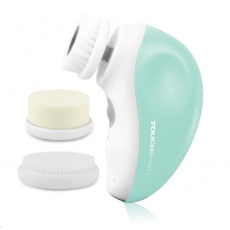 TOUCHBeauty 1387A Čistící kartáč na pleť 3v1 zelený TOUCHBeauty 1387A Čistící kartáč na pleť 3v1 zelený