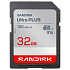 Sandisk Ultra PLUS SDHC karta 32GB UHS-I,V10, U1, C10, (130MB/s)