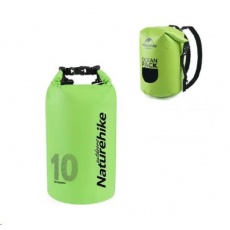 Naturehike vodotěsný batoh 250D 10l 410g - zelený Naturehike vodotěsný batoh 250D 10l 410g - zelený