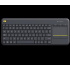 Logitech Wireless Keyboard Touch Plus K400 Plus, black, US