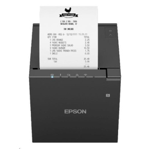 Epson TM-m30III, USB, USB-C, Ethernet, 8 dots/mm (203 dpi), cutter, black