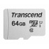 TRANSCEND MicroSDXC karta 64GB 300S, UHS-I U1 + adaptér