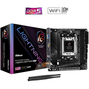 ASRock MB Sc AM5 A620I LIGHTNING WIFI, AMD A620, 2xDDR5, 1xHDMI, Mini-ITX