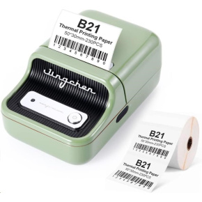 Niimbot Tiskárna štítků B21S Smart, zelená + role štítků 210ks