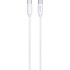 WG - Datový kabel Type-C na Type-C, 2 metry, 3A, 60W, bílá