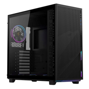 GIGABYTE case GB-AC400G, Mid Tower, 1x USB-C, 2x USB3.0, Průhledná bočnice, 4x ARGB 120mm Fan, černá