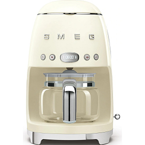 Smeg Retro Style DCF02CREU překapávač kávy béžový, 10 šálků, 1,25 l, automatický start, keep warm
