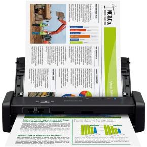 EPSON skener WorkForce DS-360W, A4, 1200x1200dpi, Micro USB 3.0, Wi-Fi, Baterie, mobilní