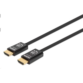 MANHATTAN Kabel HDMI Male to Male, High Speed HDMI Active Optical Cable, 30m, pozlacené koncovky, černý
