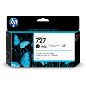 HP 727 Black Photo Ink Cart, 130 ml, B3P23A HP 727 Black Photo Ink Cart, 130 ml, B3P23A