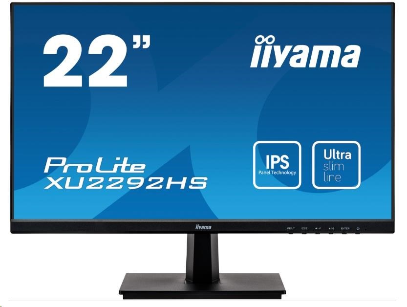 iiyama ProLite XU2292HS-B1, 54.6cm (21.5''), Full HD, black - HURIKAN