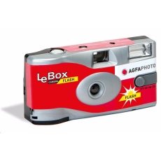 Agfaphoto LeBox Flash 400/27 - jednorázový analogový fotoaparát Agfaphoto LeBox Flash 400/27 - jednorázový analogový fotoaparát