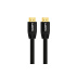 WG Datový kabel HDMI to HDMI / 1m / nylon braided / black