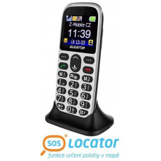 Aligator A510 Senior, bílo-černá + nabíjecí stojánek Aligator A510 Senior, bílo-černá + nabíjecí stojánek