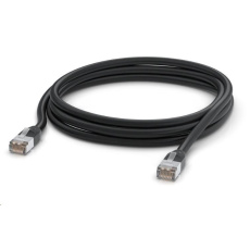 UBNT UACC-Cable-Patch-Outdoor-3M-BK, Outdoor UniFi patch kabel, 3m, Cat5e, černý