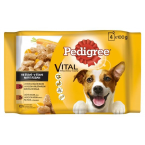 PEDIGREE hovezi+jehneci a kruta+mrkev 4x100g kapsička