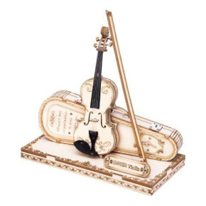 RoboTime dřevěné 3D puzzle Viola RoboTime dřevěné 3D puzzle Viola