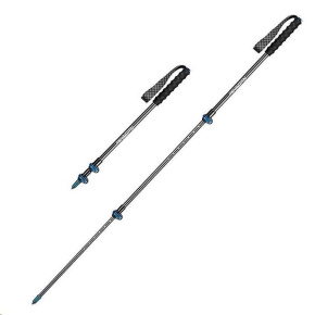 Naturehike carbonová teleskopická treková hůlka ST10 145g - modrá 130cm