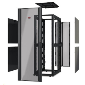 APC NetShelter SX 48U 750mm Wide x 1070mm Deep Enclosure Without Doors, Black