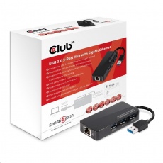 Club3D hub USB typ A 3.2 Gen1 na 3x USB 3.1/Ethernet) Club3D hub USB typ A 3.2 Gen1 na 3x USB 3.1/Ethernet)