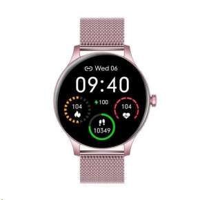 Garett Smartwatch Classy růžová, ocel