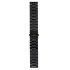 Garett řemínek 22 mm, černý kovový, typ Solid