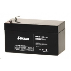 Baterie - FUKAWA FW 1,2-12 U (12V/1,2Ah - Faston 187), životnost 5let Baterie - FUKAWA FW 1,2-12 U (12V/1,2Ah - Faston 187), životnost 5let