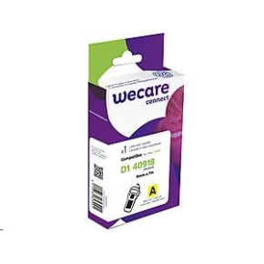 WECARE ARMOR páska pro DYMO S0720730, černá/žlutá, 9mm x 7m