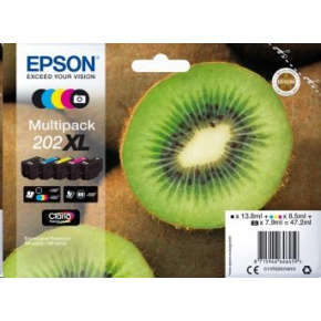 EPSON ink Multipack "Kiwi" 5-colours 202XL Claria Premium Ink