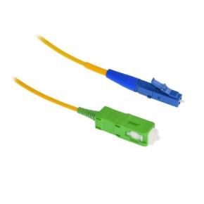 XtendLan simplexní patch kabel SM 9/125, OS2, LC(UPC)-SC(APC), LS0H, 0,5m
