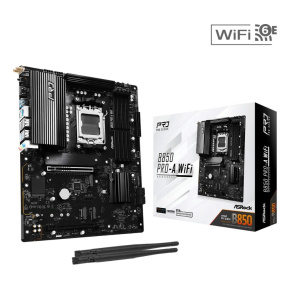 ASRock MB Sc AM5 B850 Pro-A WiFi, AMD B850, 4xDDR5, 1xUSB-C, 1xHDMI, WiFi, ATX