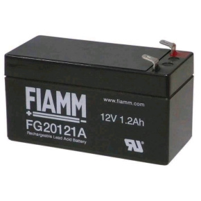 Baterie - Fiamm FG20121A (12V/1,2Ah - Faston 187 - 48mm), životnost 5let