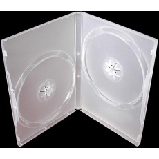 OEM Krabička na 2 DVD 14mm super čirá (balení 100ks) OEM Krabička na 2 DVD 14mm super čirá (balení 100ks)