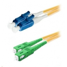 Duplexní patch kabel SM 9/125, OS2, LC(PC)-SC(APC), LS0H, 1m Duplexní patch kabel SM 9/125, OS2, LC(PC)-SC(APC), LS0H, 1m