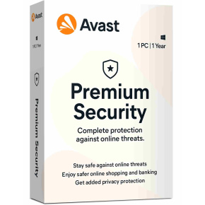 _Prodloužení  Avast Premium Security for Windows 1 zařízení na 12 měsíců