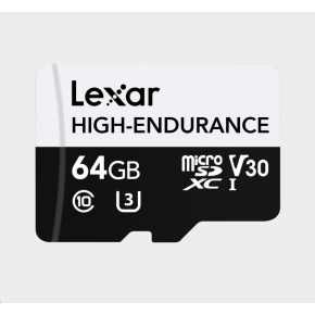 Lexar microSDXC High-Endurance UHS-I/U3/10 R100/W35 (V30) 64GB