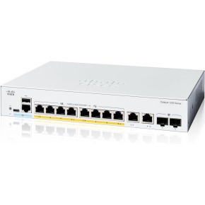 Cisco Catalyst switch C1200-8FP-2G (8xGbE,2xGbE/SFP combo,8xPoE+,120W,fanless)