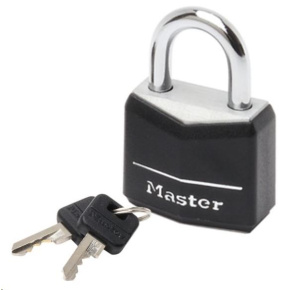 Master Lock 9130EURDBLK visací zámek z pevného hliníku - 30mm