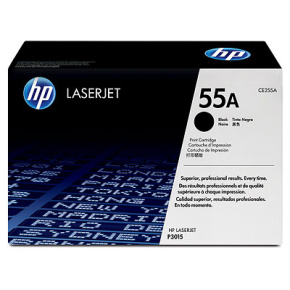 HP 55A Black LJ Toner Cart, CE255A (6,000 pages)