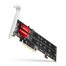 AXAGON PCEM2-ND, PCIe x8 řadič - 2x M.2 NVMe M-key slot, RAID, podpora desek bez bifurkace, vč. LP AXAGON PCEM2-ND, PCIe x8 řadič - 2x M.2 NVMe M-key slot, RAID, podpora desek bez bifurkace, vč. LP