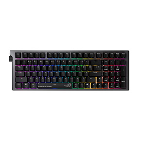 ASUS klávesnice ROG Strix Morph 96 WL, Mechanická, Bezdrátová, CZ/SK, černá