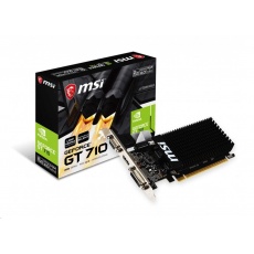 MSI VGA NVIDIA GeForce GT 710 2GD3H LP, GT 710, 2048MB DDR3, 1xHDMI, 1xDVI, 1xVGA MSI VGA NVIDIA GeForce GT 710 2GD3H LP, GT 710, 2048MB DDR3, 1xHDMI, 1xDVI, 1xVGA
