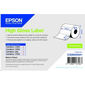 Epson label roll, normal paper, 102x152mm