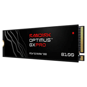 SANDISK SSD OPTIMUS GX PRO 8100 NVMe 4TB PCIe, Gen4, (R:14900, W:14000MB/s), bez chladiče SANDISK SSD OPTIMUS GX PRO 8100 NVMe 4TB PCIe, Gen4, (R:14900, W:14000MB/s), bez chladiče