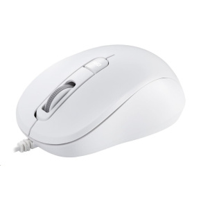 ASUS MU101C Wired Blue Ray Mouse, bílá