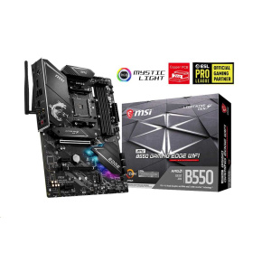 MSI MB Sc AM4 MPG B550 GAMING EDGE WIFI, AMD B550, 4xDDR4, VGA, ATX, Wi-Fi